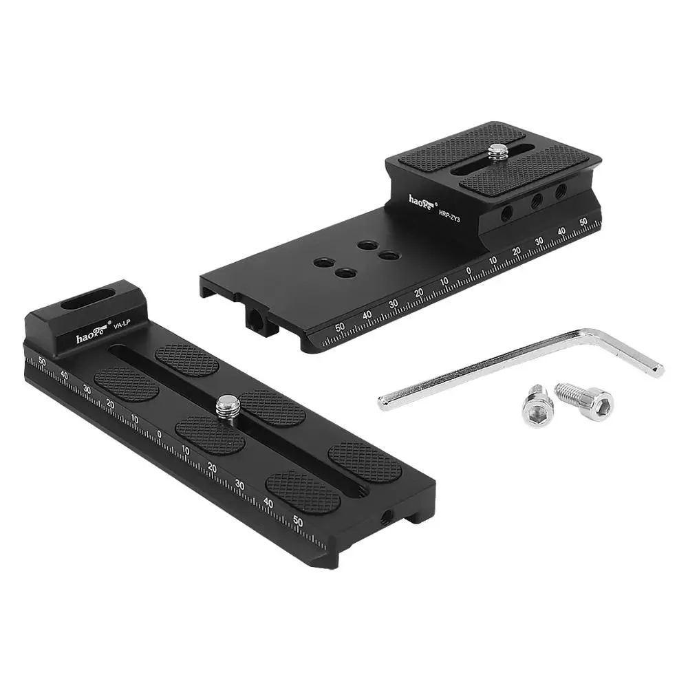 Haoge vertical placa l suporte para zhiyun zhi yun guindaste 3 laboratório cardan estabilizador