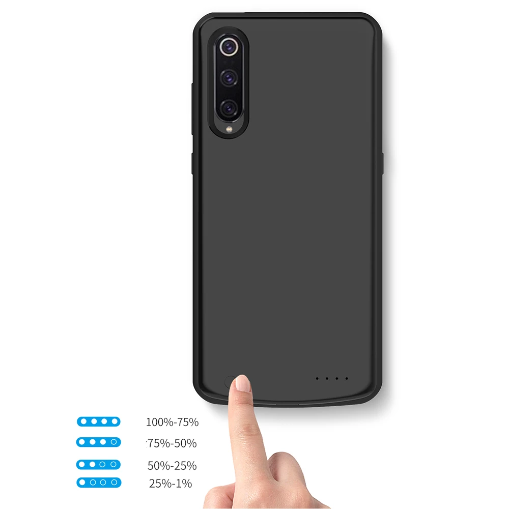 6500 Mah For Xiaomi Mi 9 Battery Case Mi 9 SE Phone Stand Mi9 Cover Smart Power Bank For Xiaomi Mi 9 SE Battery Charger Case