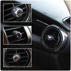 Car Air Conditioning Air Outlet Knob Decorative Cover For MINI ONE COOPER Clubman F55 F56 F57 Car Accessories Interior Styling