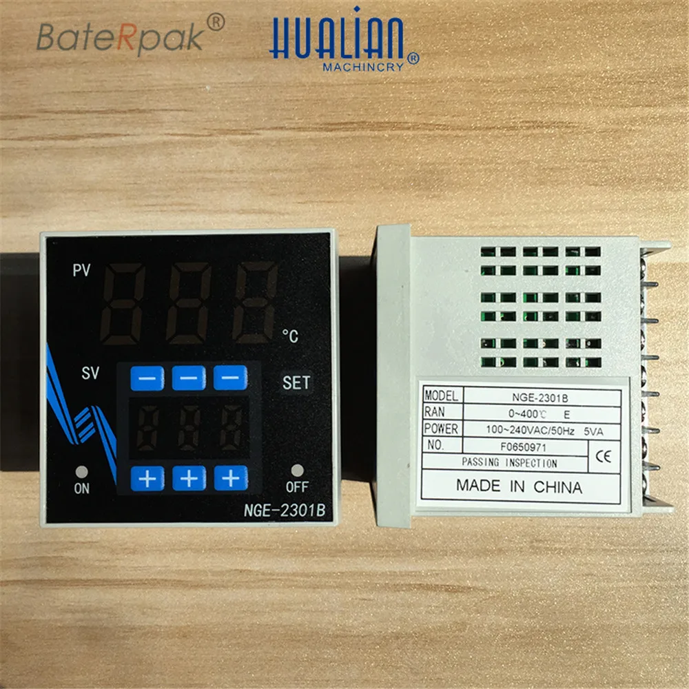 HUALIAN Continuous Sealing Machine 770/810/980/1010/1120 Temperature Controller NGE-2301A/B,BateRpak Band sealer parts