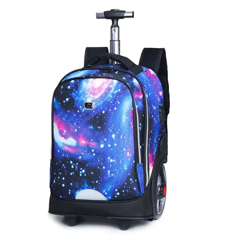 Travel Trolley backpacks bags for teenagers  School Wheeled backpack for girls backpack On wheels Children Rolling luggage Bags