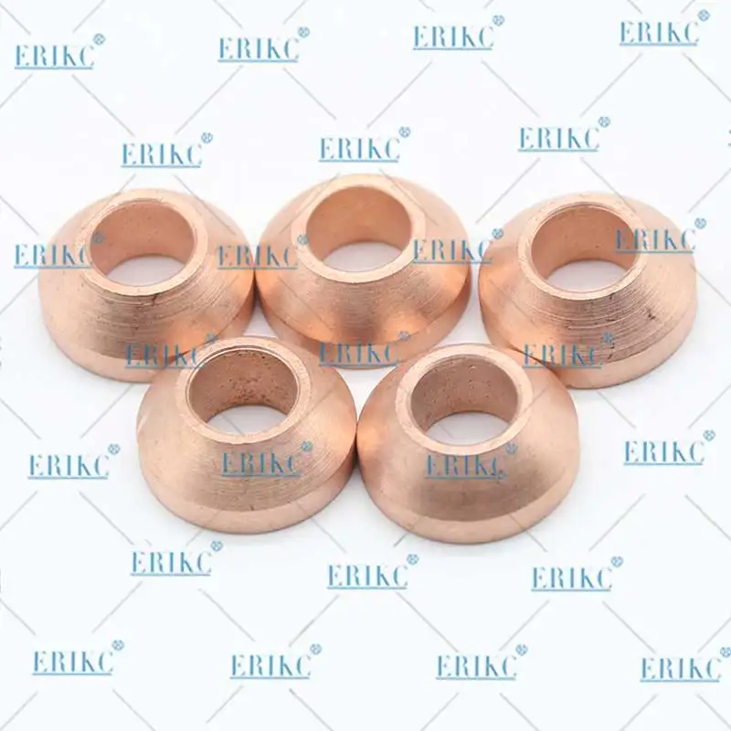 5PCS Tapered Copper Washer 8mm E1022026 CR Diesel Fuel Injector Nozzle Washer, Injection Nozzle Heat Shield for Denso Sprayers