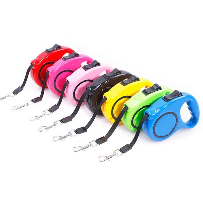 3M Dog Collars and Leashes Pet Dog Cat Puppy Automatic Retractable Traction Rope Walking Lead Leash Correa Perro