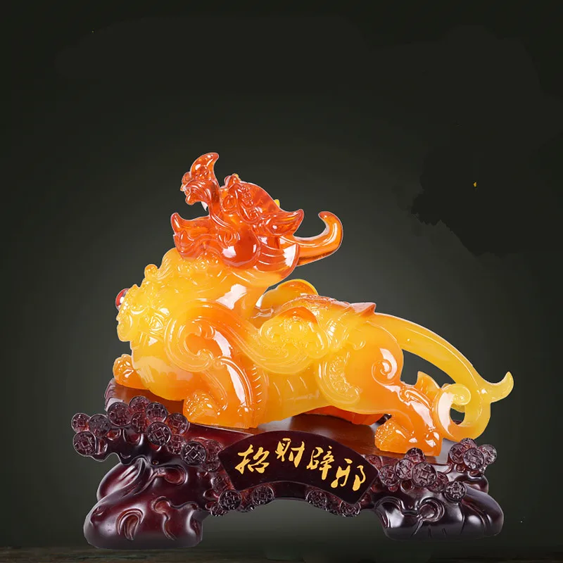 Pi xiu  decoration  of lucky desktop   Feng shui gifts home decoration statue of resin ornament Men and women all appropriate