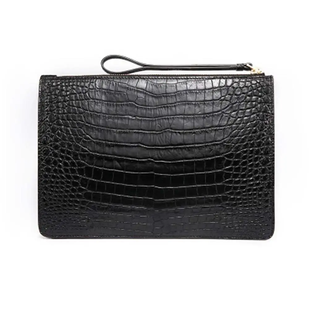 

sanpijiang crocodile male Hand bag crocodile bag Cross section Hand caught business leisure handbags male men bag