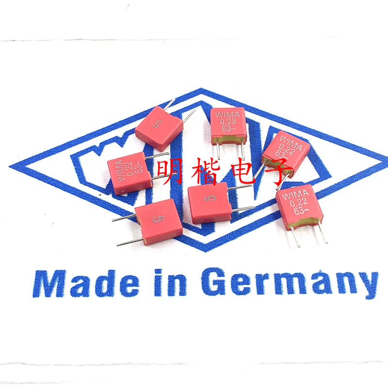 

20PCS/50PCS Original German German original capacitance WIMA MKS2 63V224 0.22UF 220NF accuracy 5% P5MM FREE SHIPPING