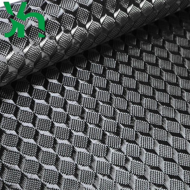 3k240g 3D three-dimensional space pattern of jacquard carbon fiber cloth, suitable for automotive parts surface decoration