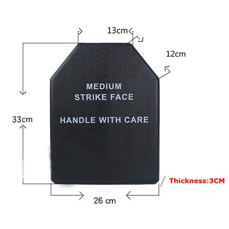 Tactical Vest Protective Pads Plate EVA Foam SAPI Plate Strike Face Body Armor Chest Rig Plate Carrier Vest Plate Inner Liner