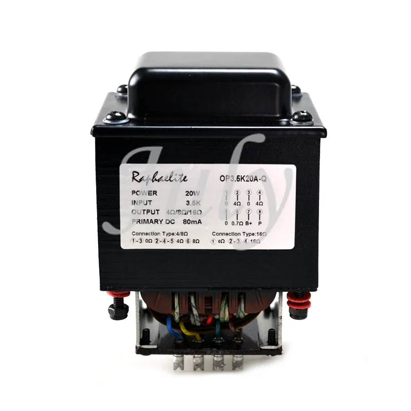 Raphaelite OP3.5K20AQ  3.5K 20W 15Hz-35KHz -1dB fully coupled single-ended output transformer, suitable for EL34 6L6 KT66