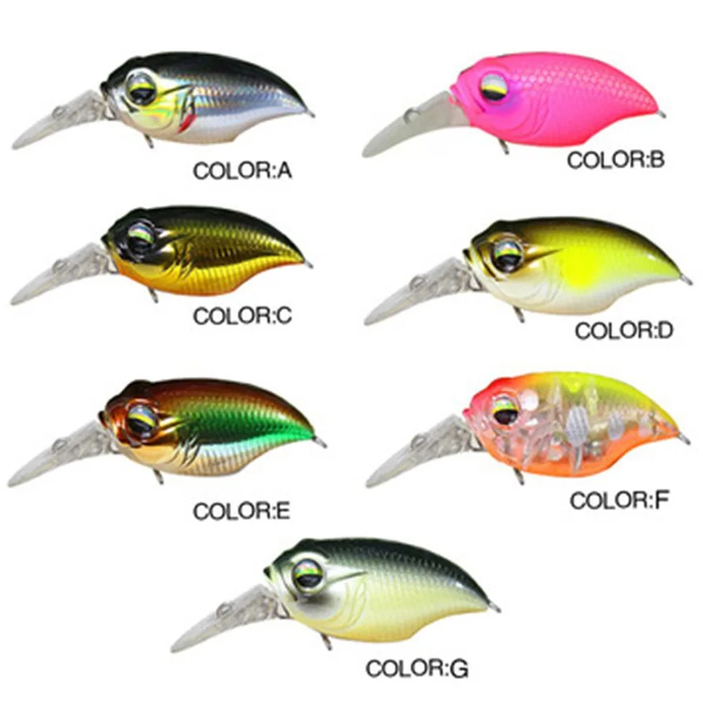 6g 38mm Fat Mini Crank Bait Swimbait Fishing Tackle Suspend Bass Wobbler Artificial Trout Lure Floating Lure Crankbait Accessory