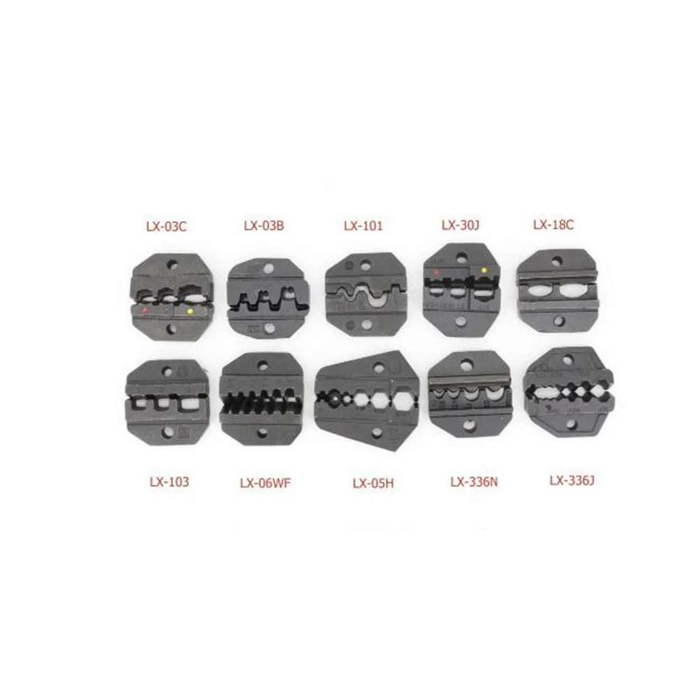 LX Series Crimping Pliers Jaw Clamp Mould Tubular Coaxial Cable Lnsulated Terminal Plug-in Terminal LX-103 06WF 05H 03C 336N 30J