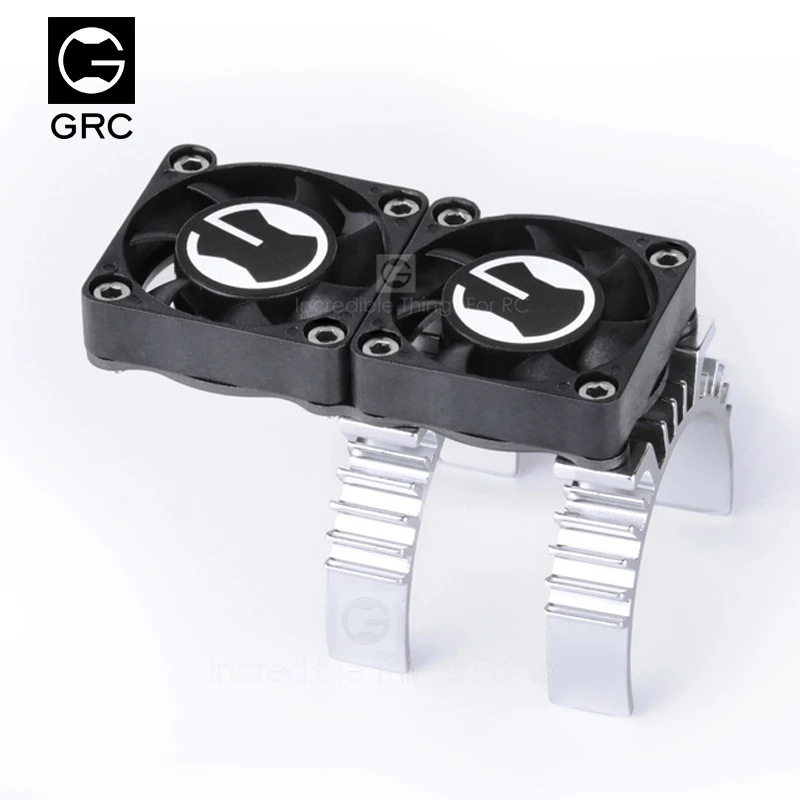 Moteur GRC/moteur thermique induction aquarium dissipation thermique double ventilateur adapté pour 1:10 RC télécommande voiture TRX-4