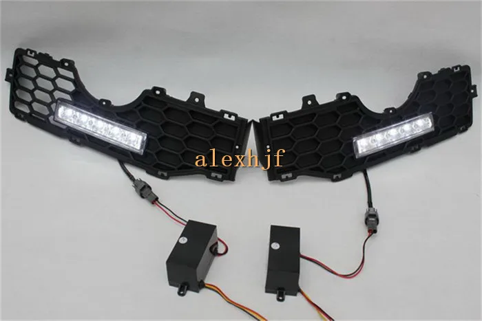 July King LED Daytime Running Lights with Fog Lamp Cover, LED DRL Case for Chevrolet Captiva 2008-2010 1:1 replacement