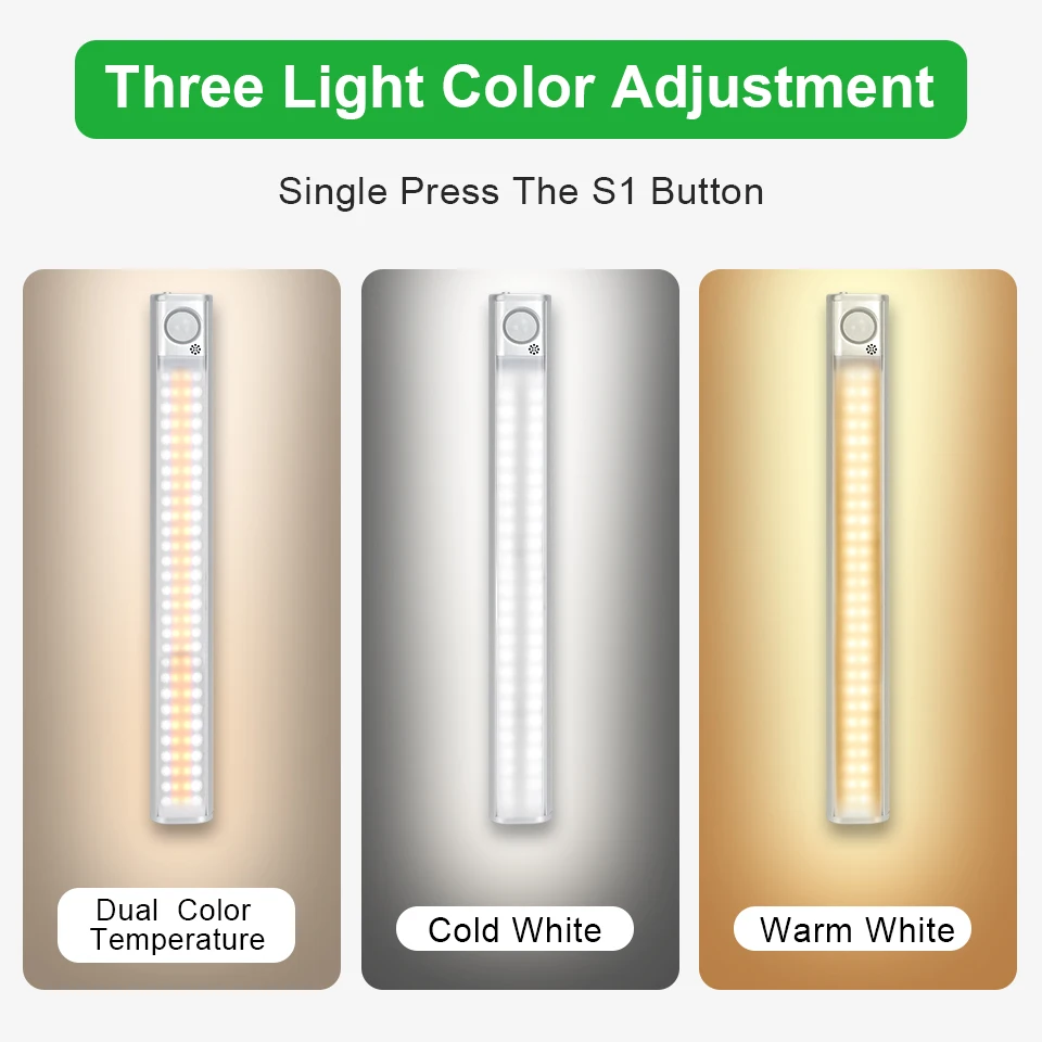 Goodland Closet Light LED Lights With PIR Motion Sensor Night Lights Wardrobe Smart Lamp For Kitchen Bedroom Cabinet Backlight image 2