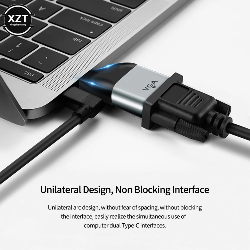 USB 3.1 Type C to DP/VGA miniDP RJ45 Adapter Plug Converter Projection 4K/8k 60Hz USB C male to female HD video
