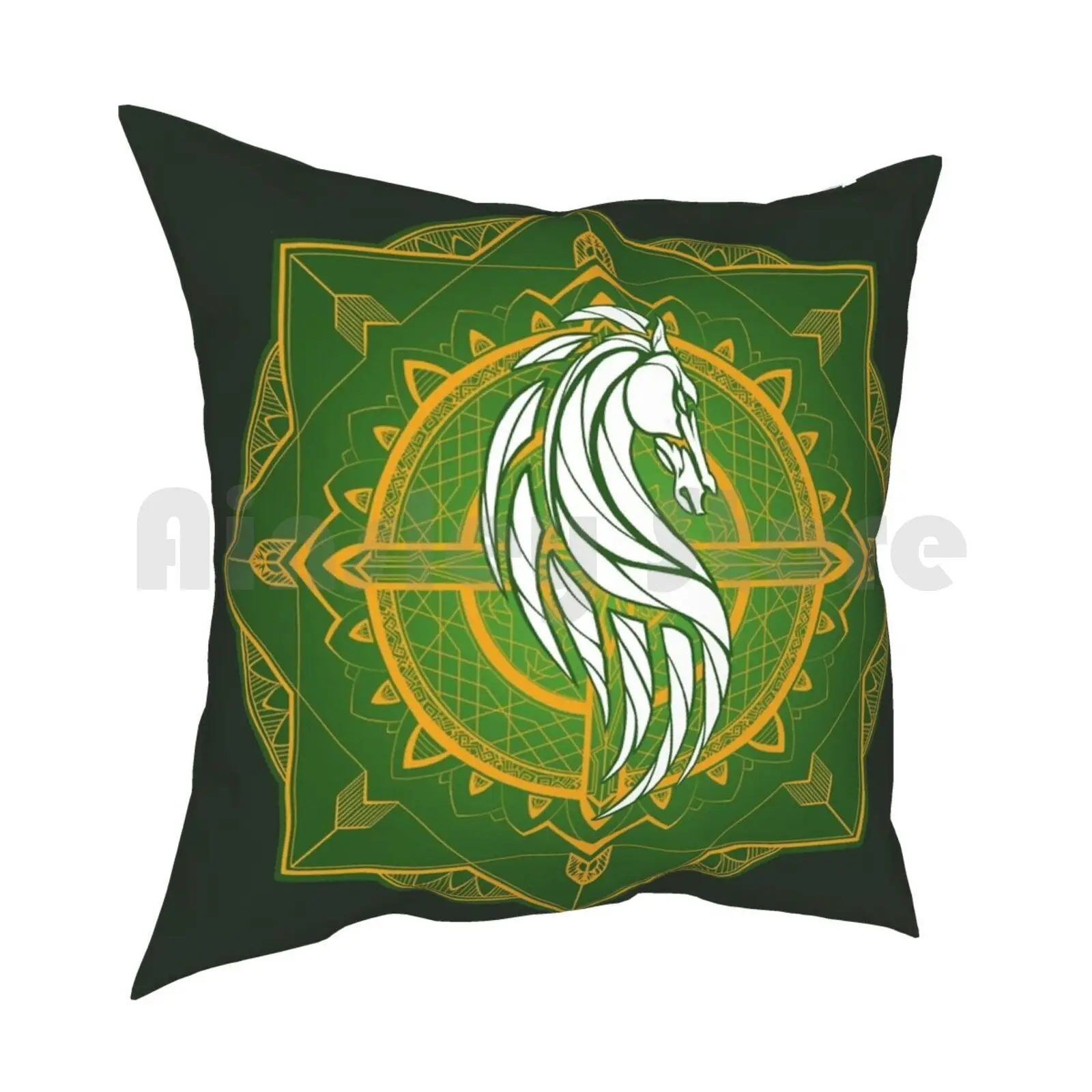 Rider Of Rohan ( Heraldic Colours ) Pillow Case Printed Home Soft Throw Pillow The Middle Earth The The Fellowship