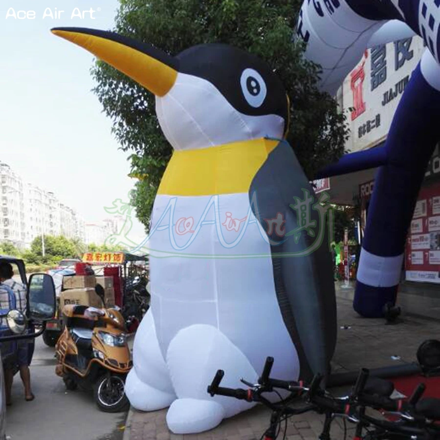 

2.5/3/4m High Exquisite Outdoor Inflatable Cartoon, Inflatable Animal Inflatable Penguin For Advertising/Event Exhibition