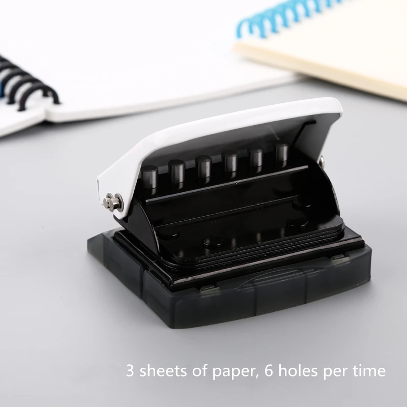Multifunctional A4paper 30 hole puncher B5 26 hole multi hole puncher Ruler punch 20-hole binding clip Loose-leaf punch Embosser image 4
