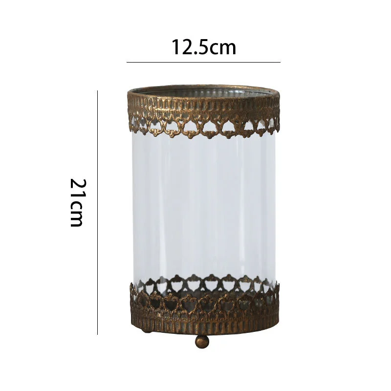 Penghangat Cahaya Lilin Alat Peraga Lampu Meja Makan Malam Antik Dekorasi Tempat Lilin Hadiah Ornamen Pernikahan Romantis Gaya Eropa D65