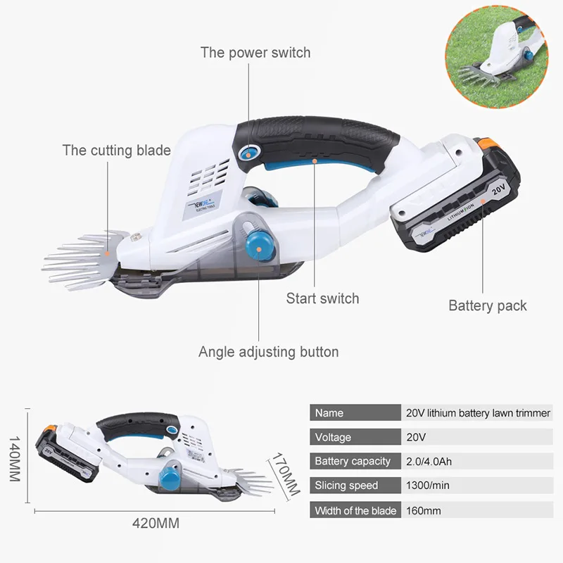 20V Brushless Angle Grinder/Dual Action Polisher/Electric drill/Lawn Mower/Air Inflator/Recip-Saw/Jig Saw Series Bare Power tool