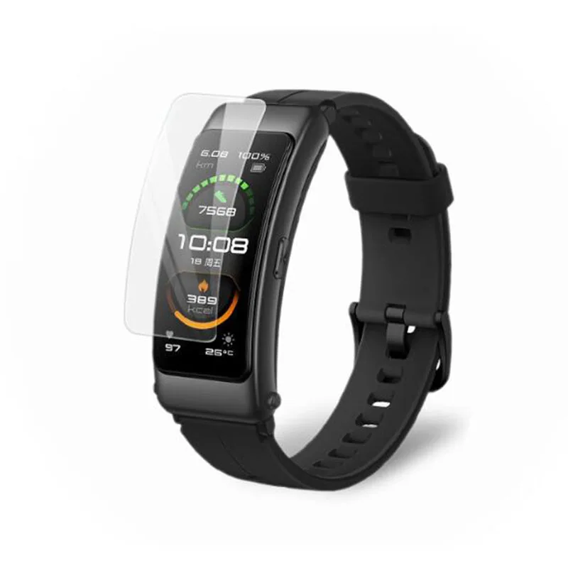 5Pcs ซอฟท์ TPU Clear Smartband ป้องกันฟิล์มสำหรับ Huawei TalkBand Talk Band B6สร้อยข้อมือสมาร์ทสายรัดข้อมือป้องกันหน้าจอ