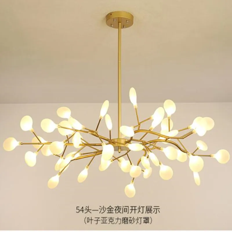 Postmodern Firefly Tree Branch Chandelier Light Stylish for Kitchen chandeliers Living Room Indoor Decor Designer Hanging Lights