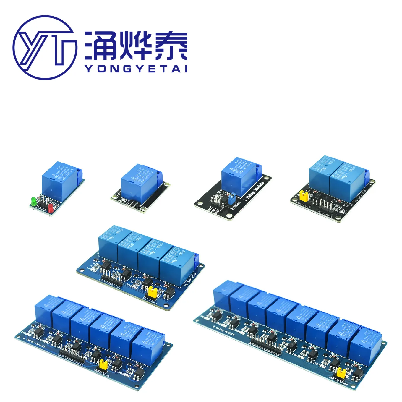 

YYT 5V Relay module KY-019 1 2 4 6 8 road optocoupler relay module with optocoupler isolation