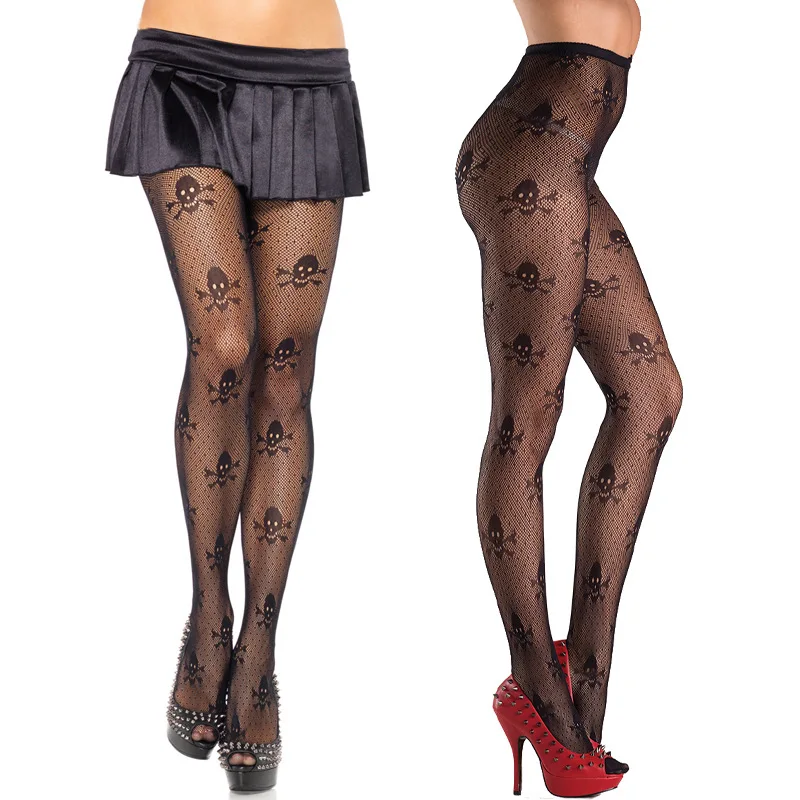 Hirigin Sexy Women Fishnet Tights Halloween Stockings Fashion Women Pantyhose 2019 New Fish Net Stockings Crothless Pantyhose