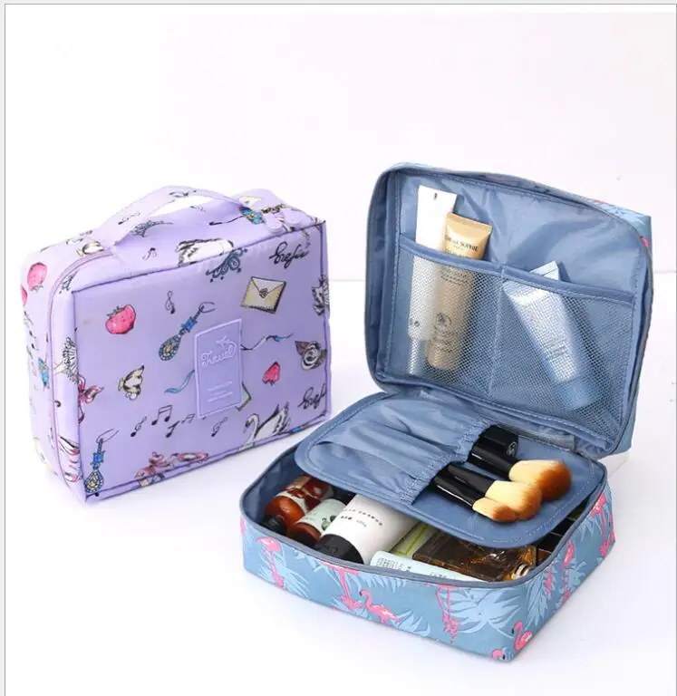 Portable Travel zipper Makeup Bag Women Cosmetic Bag Toiletries Organizer Waterproof Female Storage Beauty Cases Wash Pouch