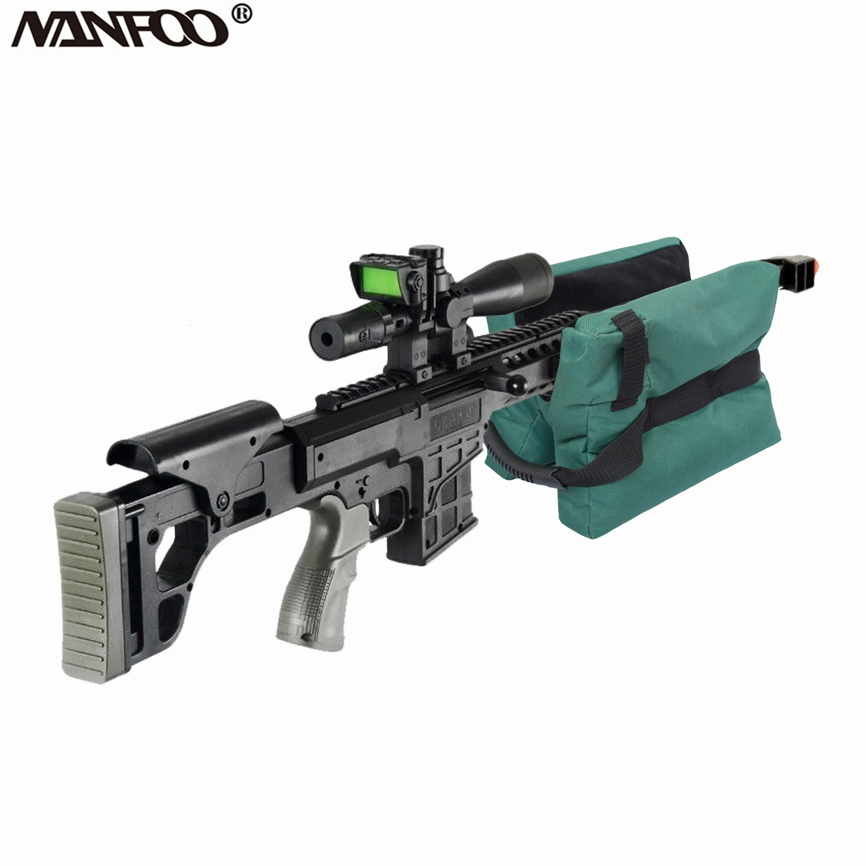 Hunting Shooting Gun Rest Bag Shotgun Portable Military Rifle Gun Rest Bag Unfilled Sands Bench Rest Bag Gun Accessories