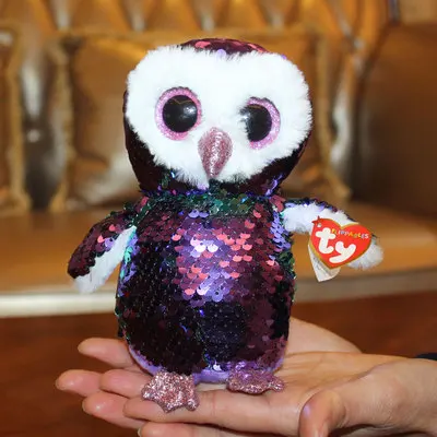 Ty Beanie Boos ojos grandes lentejuelas de dos colores brillantes