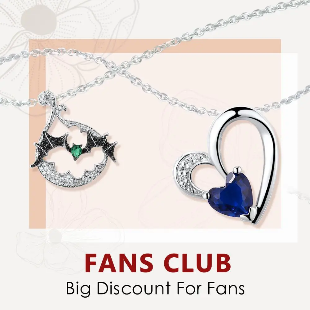 

SANTUZZA Silver Pendants for Women Pure 925 Sterling Silver Colorful Stones Elegant Trendy Party Pendant Necklace Fine Jewelry