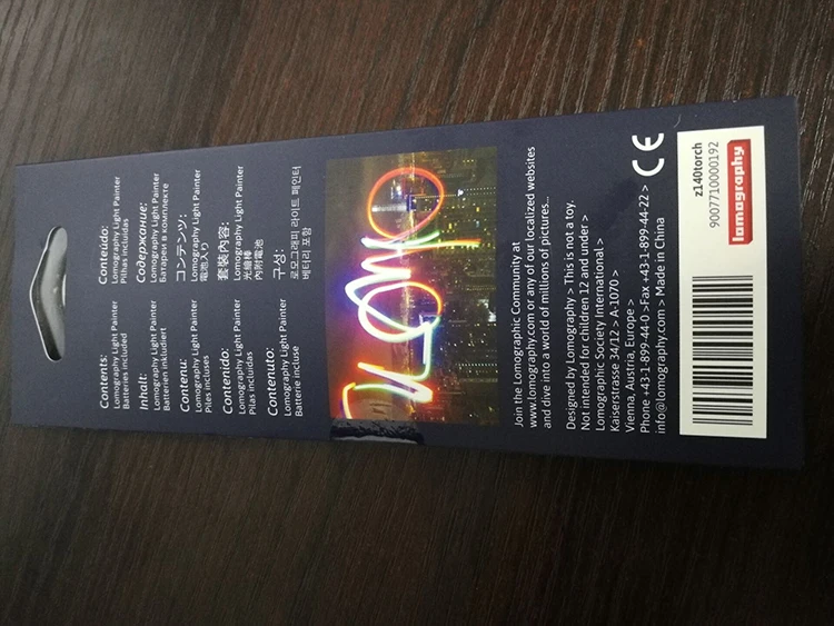 Linterna táctica de luz de colores para lomografía, bolígrafo para garabatos, arcoíris, RGB, Edison, Multicolor, iluminación LED para fotos