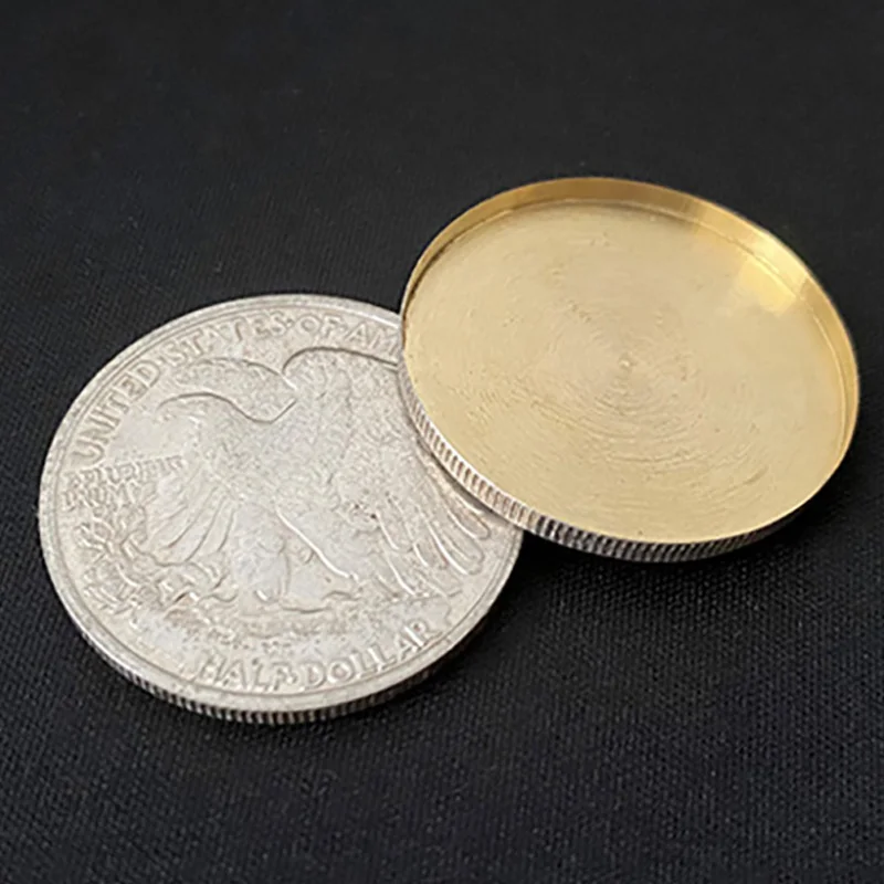 1pc Expanded Shell Walking Liberty Half Dollar (Tail) Magic Tricks Accessory Close Up Illusions Gimmick Coin Appear Vanish Magia