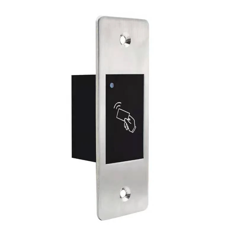 125KHZ Metal Access Control Waterproof Embedded RFID Reader Keyless Door Opener Fingerprint Access Control All-in Machine