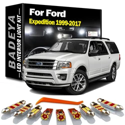 BADEYA LED Interior Map Dome License Plate Light Kit For Ford Expedition 1999-2014 2015 2016 2017 Accessories Canbus No Error