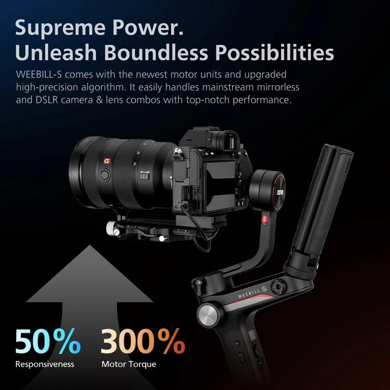 Zhiyun-estabilizador para câmera com tela oled, 3 eixos, cardan, viatouch, 2.0, pk, dji, ronin s, capinação