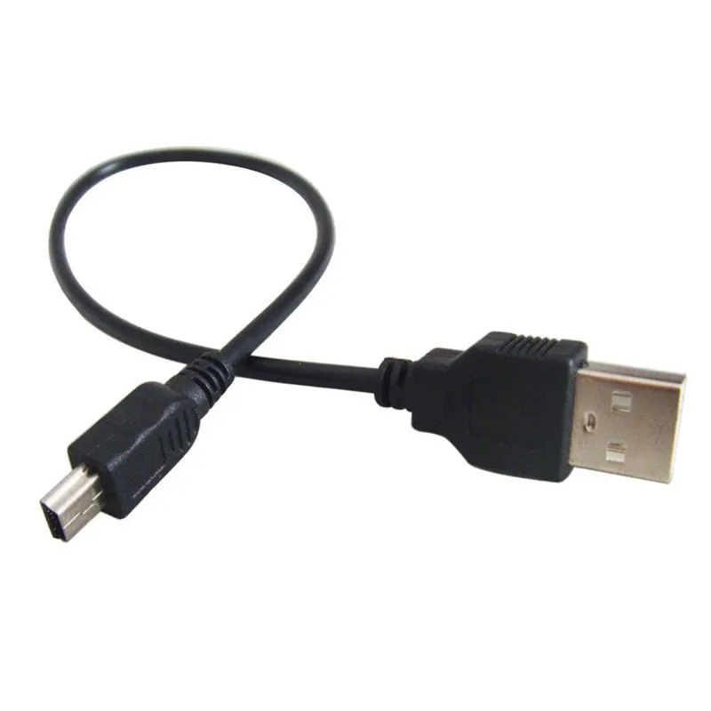 Cabo de carregamento para câmeras mp3, mp4, mp5, 15cm usb 2.0 tipo a para mini usb 5 pinos b macho para macho 5 p 5pin, cabo de sincronização de dados