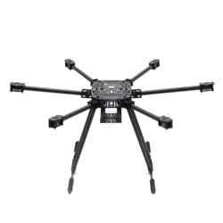 ZD850 Full Carbon Fiber ZD 850 Hexa-Rotor Frame Foldable Arm Hexacopter Frame Kit with Unflodable Landing Gear for FPV