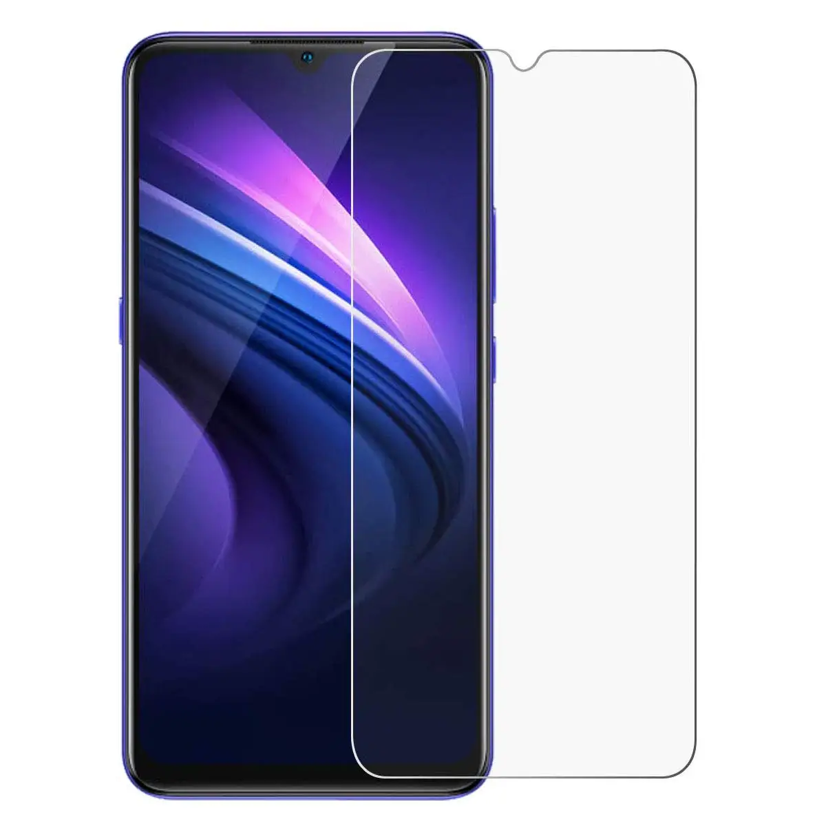 Защитное стекло с полным покрытием для Vivo iQOO U1x Z1 V17 Neo 3 V20 SE Y20 Y20i Y12 Y17 Y19 U3x