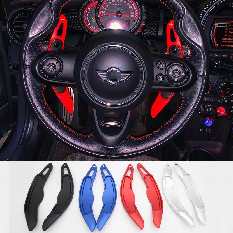 Car Steering Wheel Shift Paddle DSG Extender Stickers  For MINI MK3 F54 F55 F56 F57 F60 Cooper S ONE JCW CLUBMAN Car Accessories