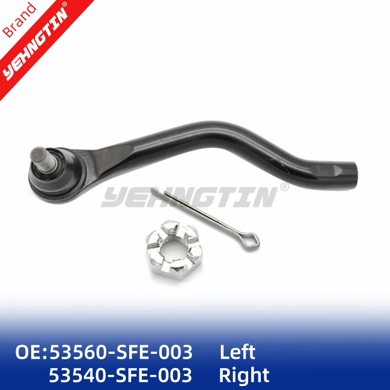 Left & Right 53560-SFE-003 53540-SFE-003 Front Outer Tie Rod End Left & Right For Honda Odyssey 2004-2008 2.4L RB1