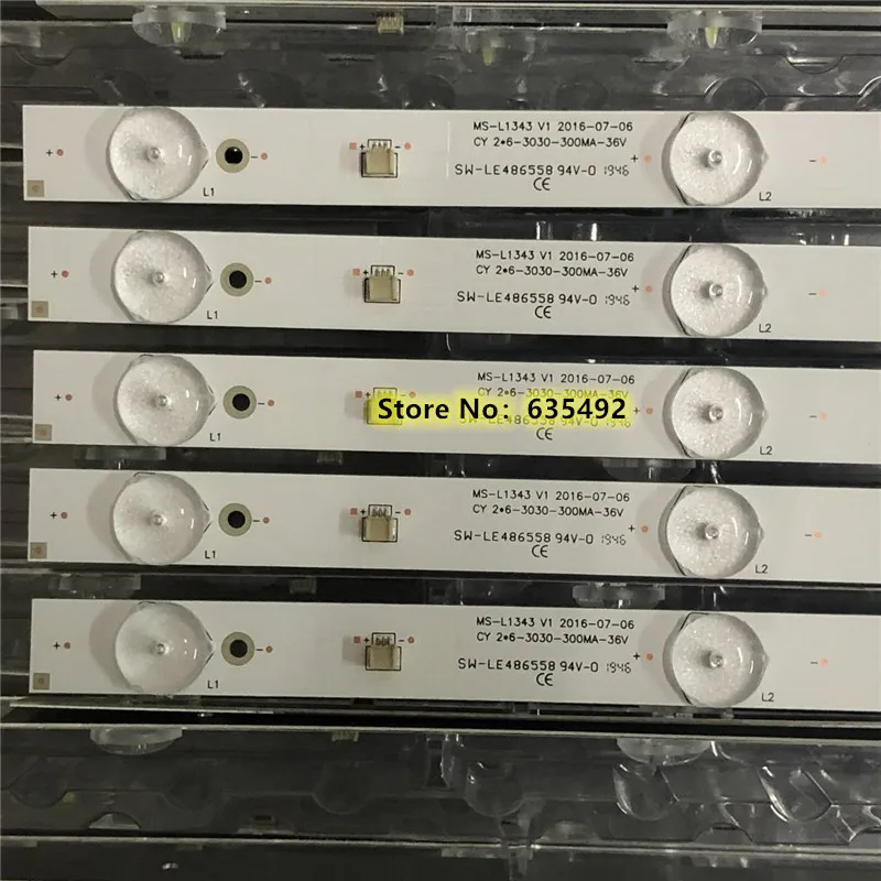 Imagem -06 - Lâmpadas de Tira Led para Ms-l1074 v2 Rf-bu320e300601s-02 cy 2x6 3030 _ 300ma _ 36v 32pl13tc 32hle19t2sm 32lea17t2g Hv320whb-n5m 100 Pcs