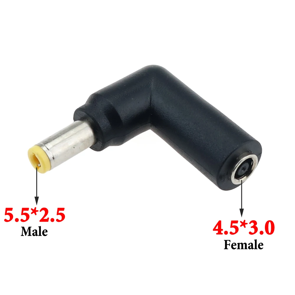 1pcs DC 4.0X1.7 4.5*3.0 4.8*1.7 5.5*2.1 5.5*2.5 Power male Plug to Female 4.5*3.0mm Charging Converter Laptop Adapter Connector