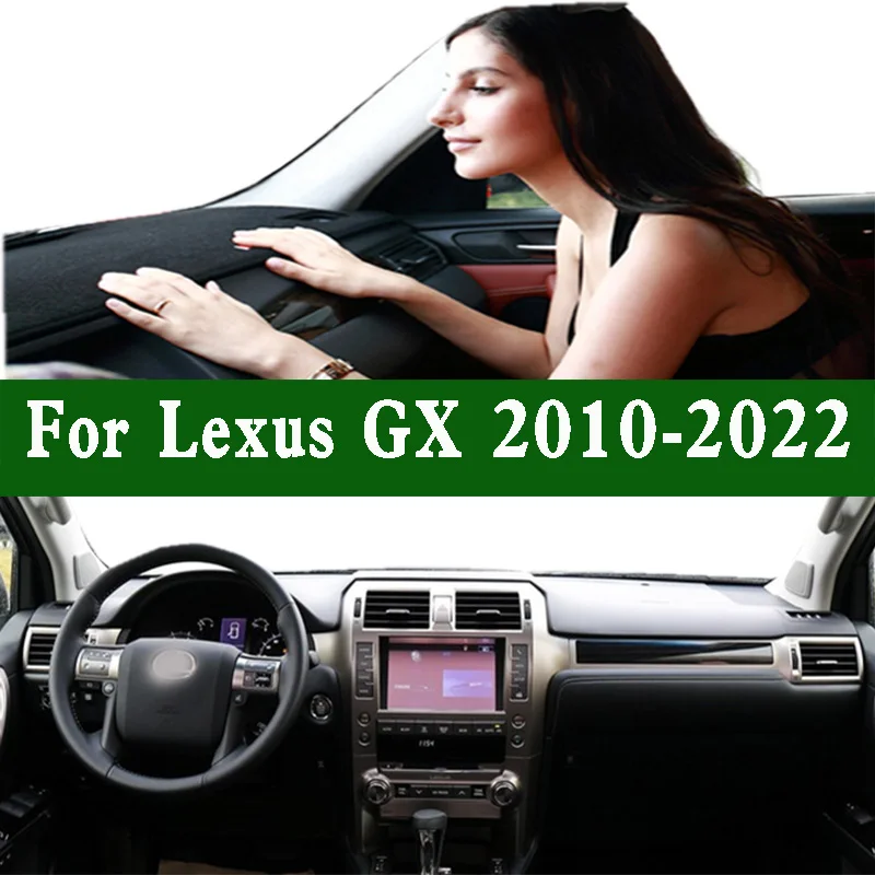 For Lexus GX 460 URJ15 2010-2022 Dashmat Dashboard Cover Instrument Panel Protective Pad Anti-Dirt Proof Dash Mat Ornaments