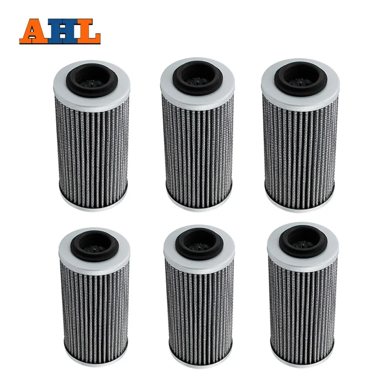 AHL 6pc Oil Filter for BOMBARDIER MAX 650 TRAXTER 650 QUEST 650 QUEST 500 for TRAIL BUCK 650