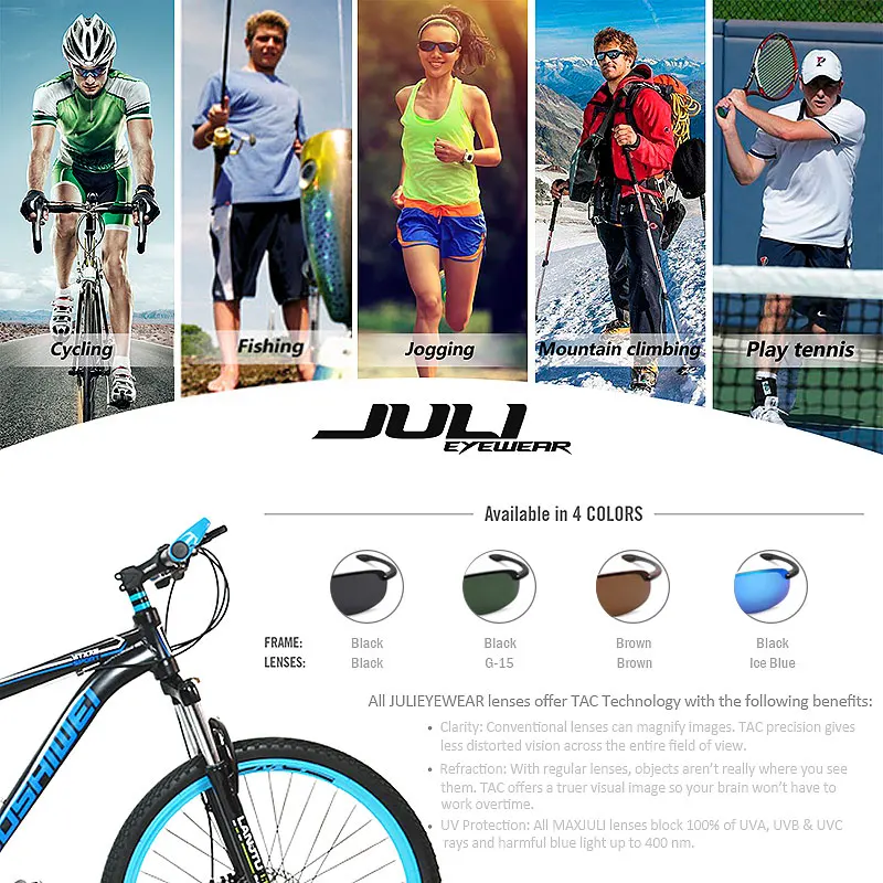 Occhiali Da Sole Polarizzati Unisex UV400 | Montatura Quadrata TR90 Ultraleggera (20g) | Per Guida, Pesca E Corsa | Antiriflesso