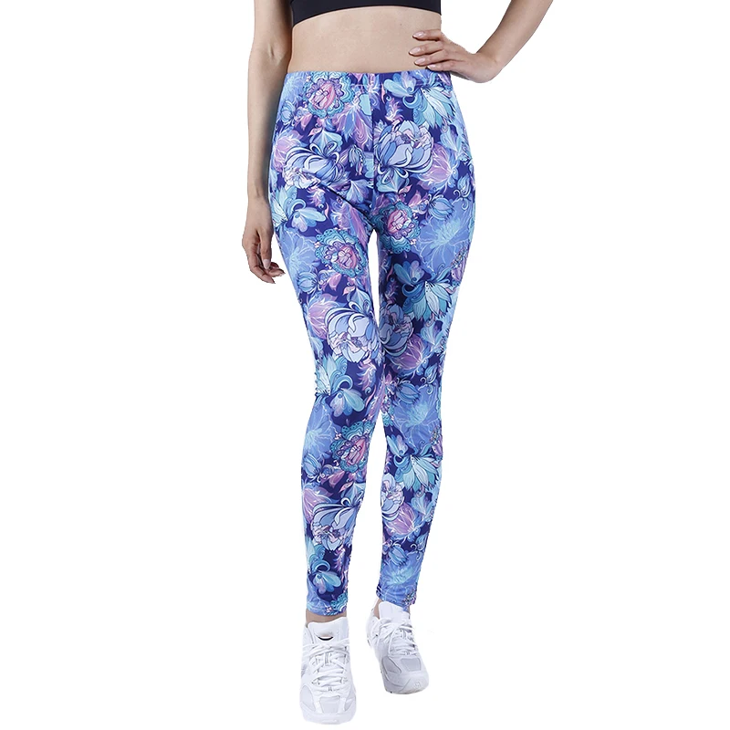 Chsdcsi moda feminina silm roupas senhoras workout calças elásticas leggins roupas esportivas vendas quentes impressão calças de fitness legging