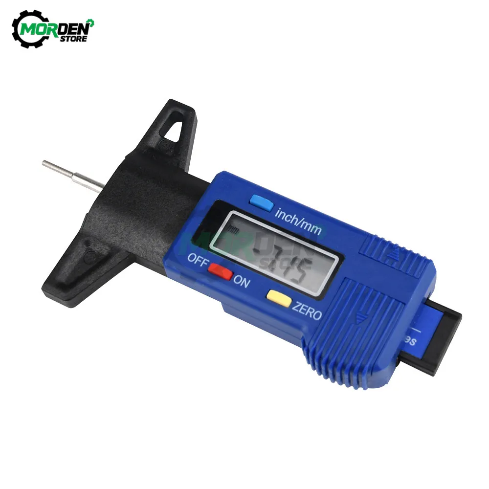 Digital Car Tyre Tire Tread Depth Gauge Meter Auto Tire Wear Detection Caliper Thickness Gauge Measuring Tool Dropship