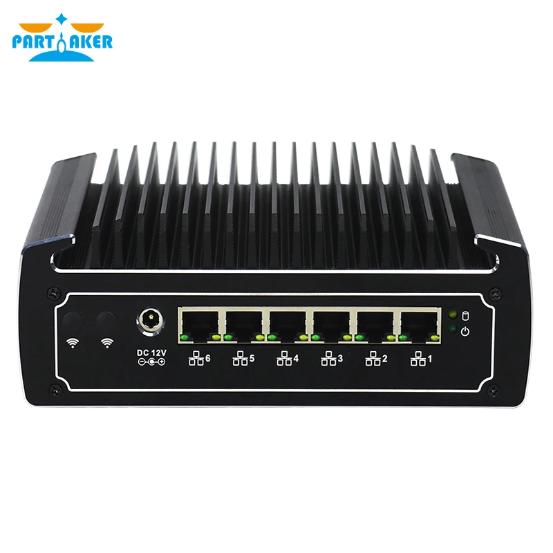 2021 pfSense Router 8th Gen Kaby Lake R Intel I5 8250u Quad Core Mini Server 6 1000M Lan 2 DDR4 Fanless PC Support 4G And Wifi